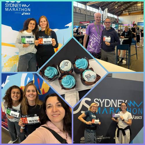 NY World Runners at the TCS Sydney Marathon expo